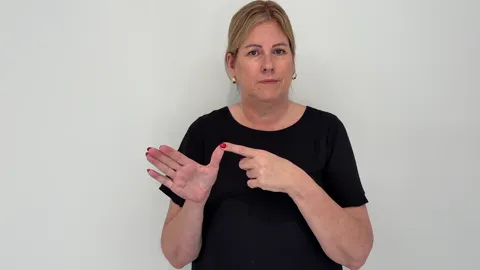 The Auslan fingerspelling handshape for the letter A