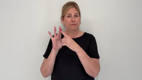 The Auslan fingerspelling handshape for the letter I