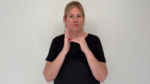 The Auslan fingerspelling handshape for the letter Z